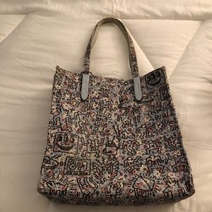 Coach X Keith Haring All over Print Tote Bag